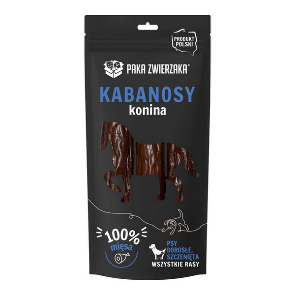 Paka Zwierzaka Kabanosy Konina 3szt 80g