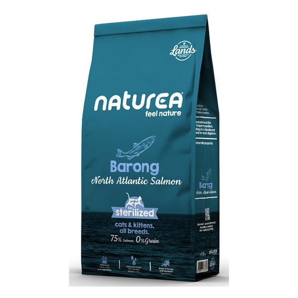 Naturea Cat & Kitten Łosoś 1,6kg