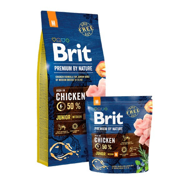 Brit Premium By Nature Junior M Medium 3kg