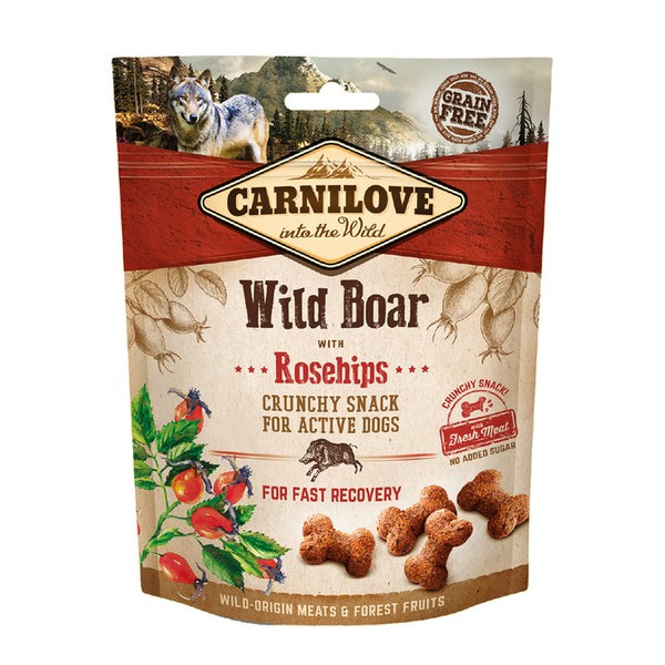 Carnilove Dog Snack Fresh Crunchy Wild Boar+Rosehips 200g