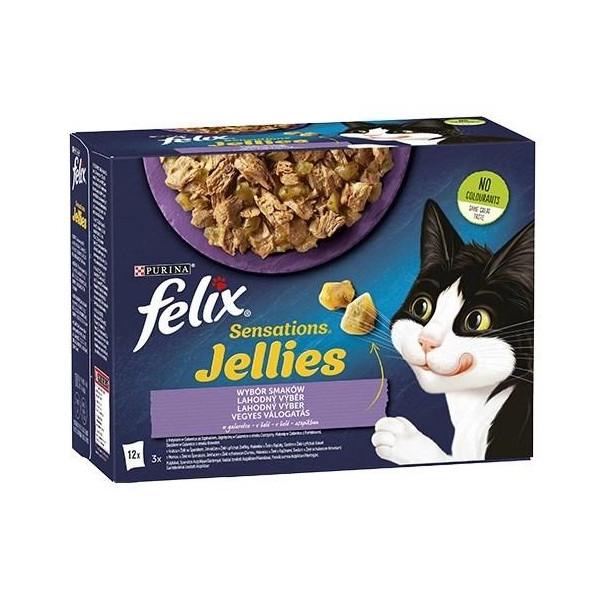 Felix Sensations Mix w galaretce saszetki 12x85g