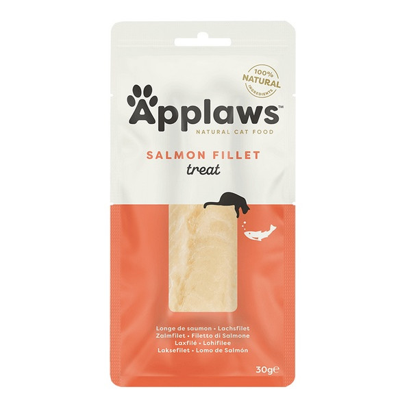 Applaws Natural Cat Loin Suszona polędwica z łososia 30g