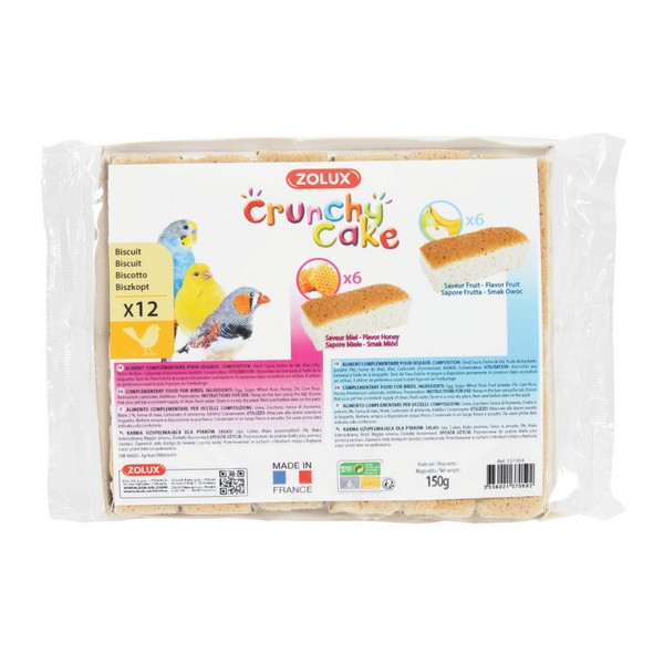 Zolux Crunchy Cake miód/owoc 12szt