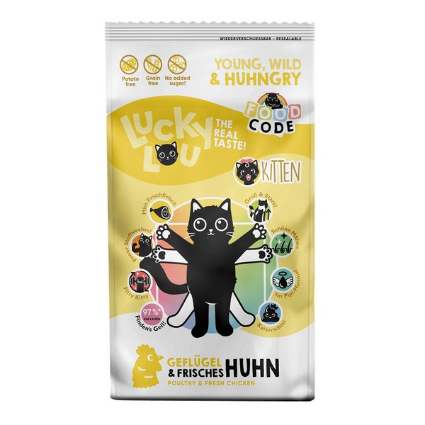 Lucky Lou Food Code Lifestage Kitten Geflugel & Huhn 340g