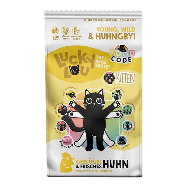 Lucky Lou Food Code Lifestage Kitten Geflugel & Huhn 1,7kg