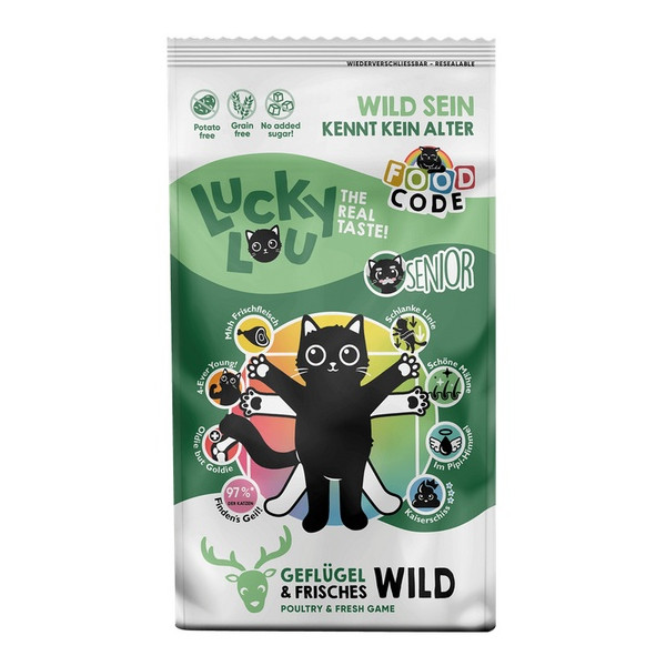 Lucky Lou Food Code Lifestage Senior Geflugel & Wild 340g