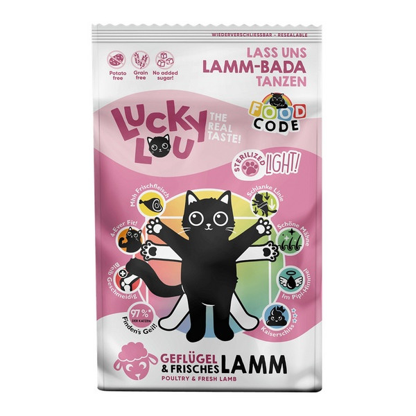 Lucky Lou Food Code Lifestage Light Geflugel & Lamm 750g