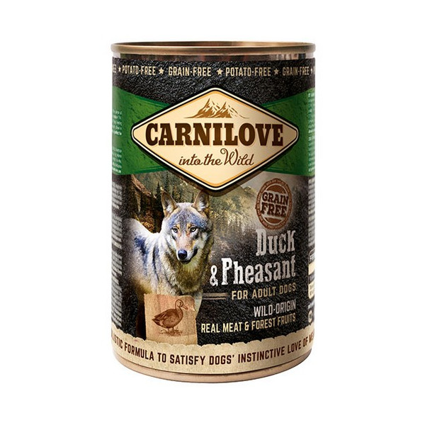 Carnilove Dog Wild Meat Duck & Pheasant Adult - kaczka i bażant puszka 400g