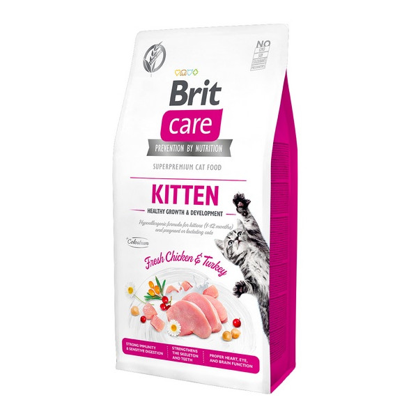 Brit Care Cat Grain Free Kitten Healthy Growth & Development 2kg