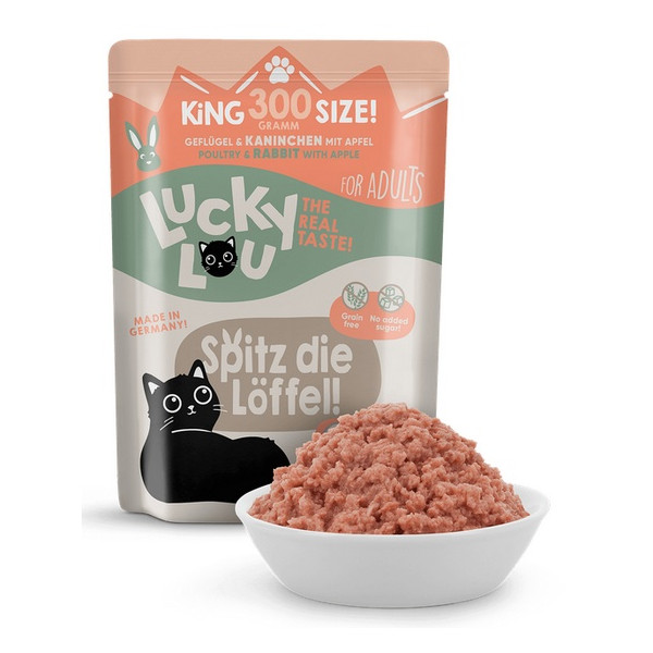 Lucky Lou Lifestage Adult Drób i królik saszetka 300g