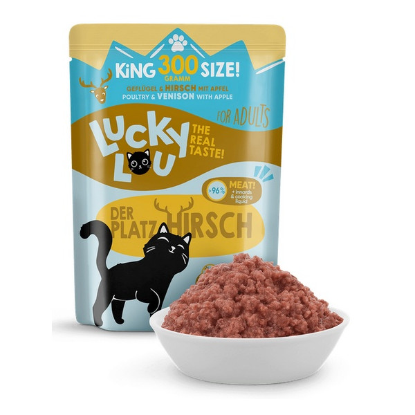 Lucky Lou Lifestage Adult Drób i jeleń saszetka 300g