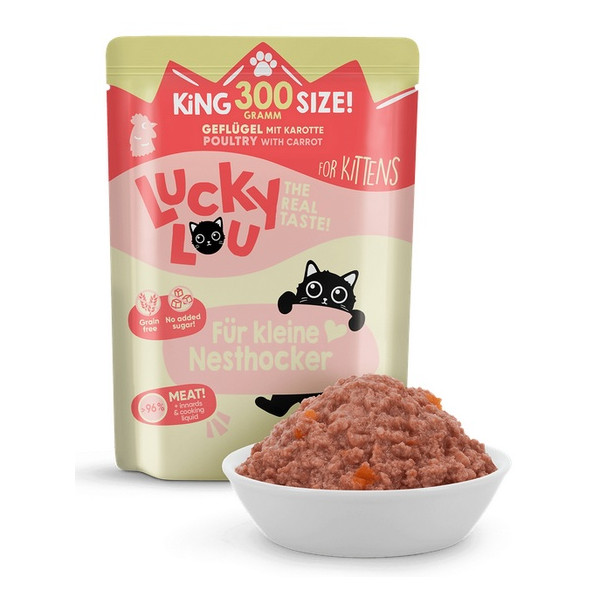 Lucky Lou Lifestage Kitten Drób saszetka 300g