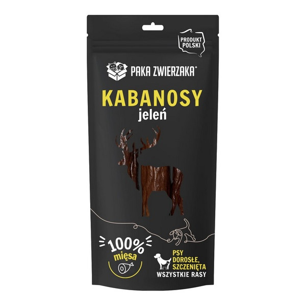 Paka Zwierzaka Kabanosy Jeleń 3szt 80g