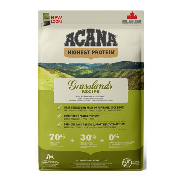 Acana Highest Protein Grasslands Dog 6kg