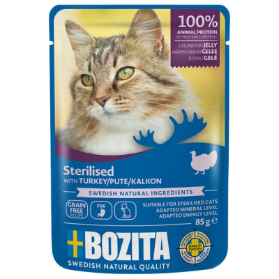 Bozita Cat Sterilised Indyk...