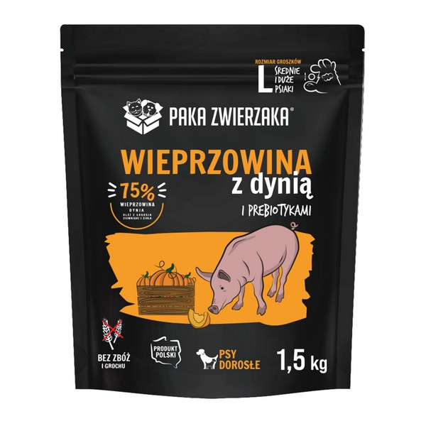 Paka Zwierzaka Seventh Heaven Wieprzowina z dynią L 1,5kg