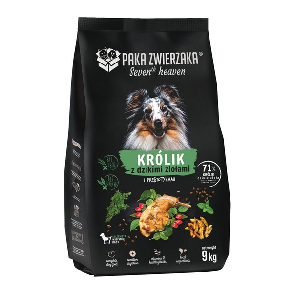 Paka Zwierzaka Seventh Heaven Królik z dzikimi ziołami Puppy S 9kg