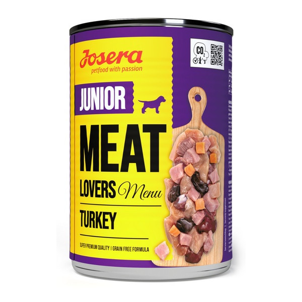 Josera Meat Lovers Menu Junior Indyk puszka 400g