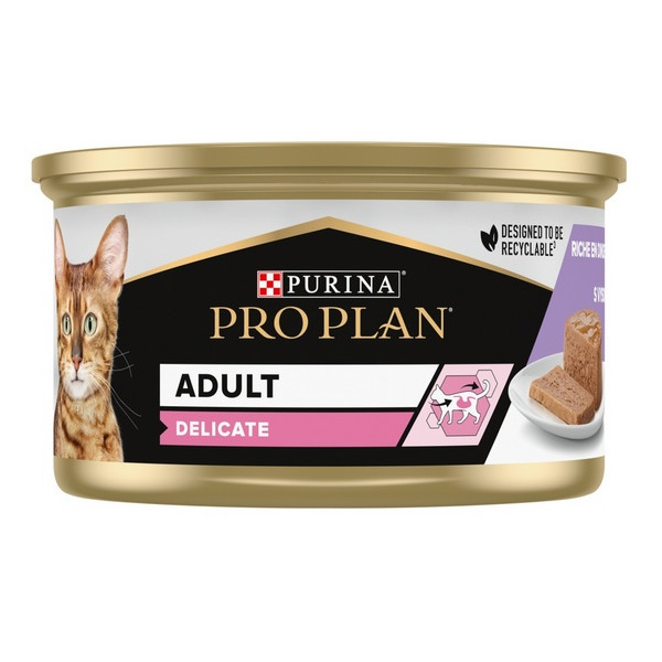 Purina Pro Plan Cat Delicate indyk mus puszka 85g