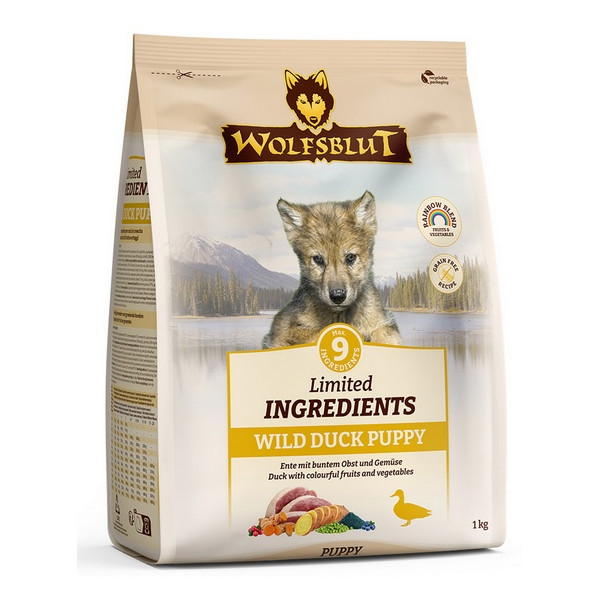 Wolfsblut Dog Limited Ingredients Wild Duck Puppy - kaczka i bataty 1kg