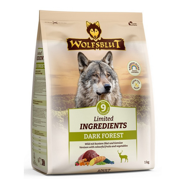 Wolfsblut Dog Limited Ingredients Dark Forest - dziczyzna i bataty 1kg