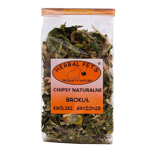 Herbal Pets Chipsy naturalne - brokuł 50g