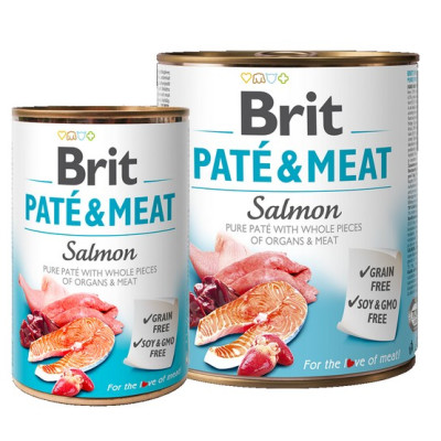 Brit Pate & Meat Dog Salmon...