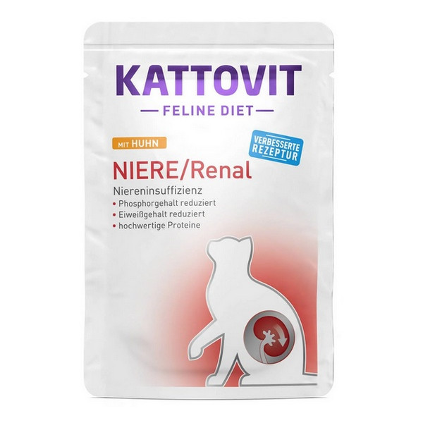 Kattovit Feline Diet Niere/Renal kurczak saszetka 85g