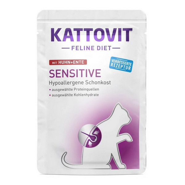 Kattovit Feline Diet Sensitive kurczak i kaczka saszetka 85g