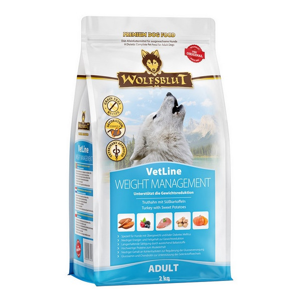 Wolfsblut Dog VetLine Weight Management - indyk i bataty 2kg