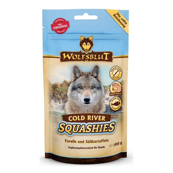 Wolfsblut Dog Squashies Cold River - pstrąg i bataty 100g