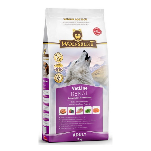 Wolfsblut Dog VetLine Renal - kurczak i bataty 12kg