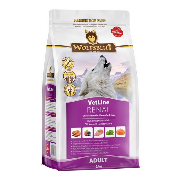 Wolfsblut Dog VetLine Renal - kurczak i bataty 2kg