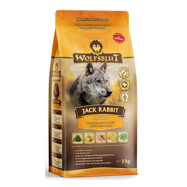 Wolfsblut Dog Jack Rabbit - królik, zając i bataty 2kg