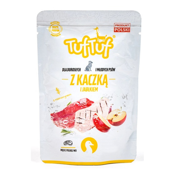 TUF TUF Kaczka z jabłkiem dla psa saszetka 500g