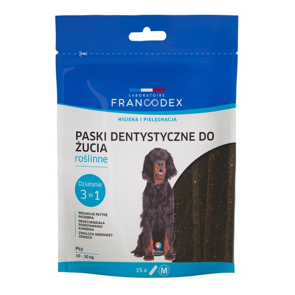 Francodex Paski Dental M 15szt 352,5g [FR179611]