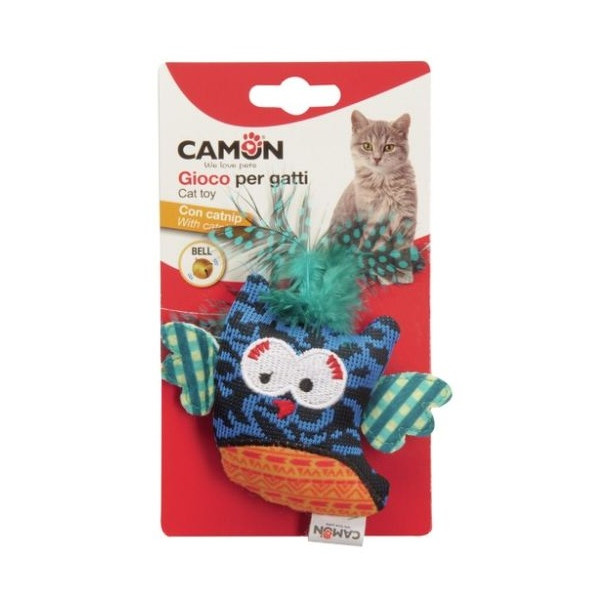 Camon Cat Toy Ptaszek z dzwonkiem i kocimietką 10cm