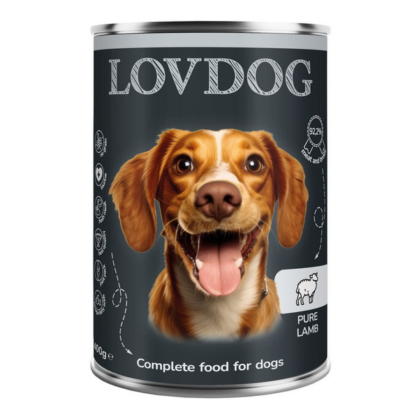 Lovdog Pure Lamb puszka 400g