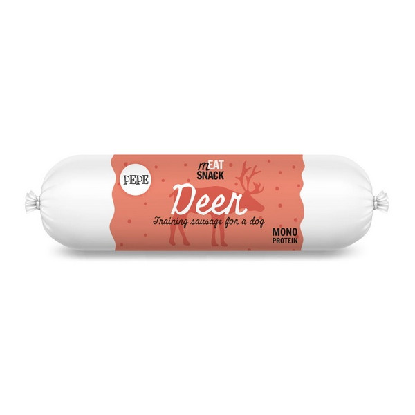 Paka Zwierzaka PEPE Kiełbaska Deer (jeleń) 200g