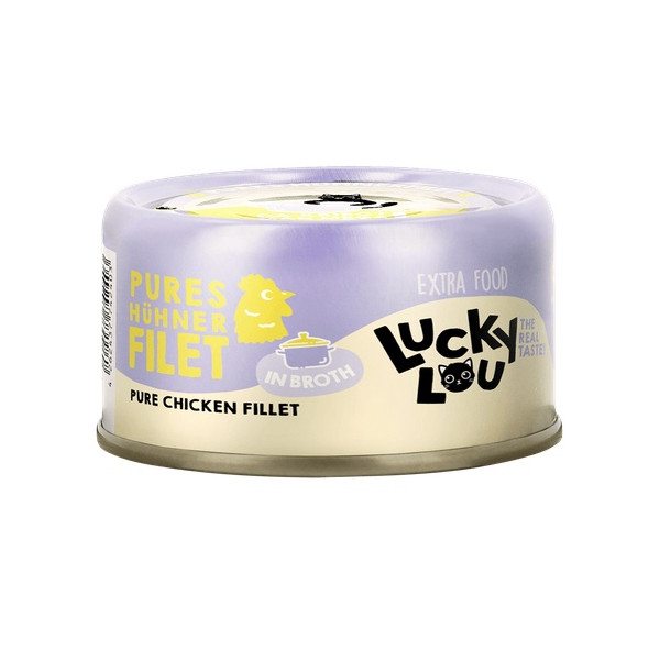 Lucky Lou Extrafood Kurczak w bulionie puszka 70g