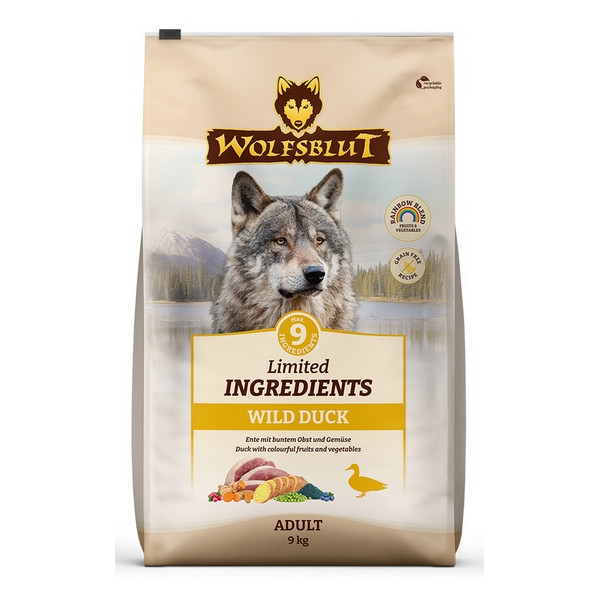 Wolfsblut Dog Limited Ingredients Wild Duck - kaczka i ziemniaki 9kg