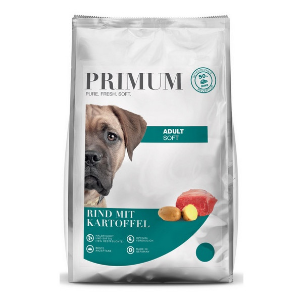 Primum Dog Półwilgotna karma monoproteinowa Adult Soft Beef wołowina i ziemniaki 1,5kg