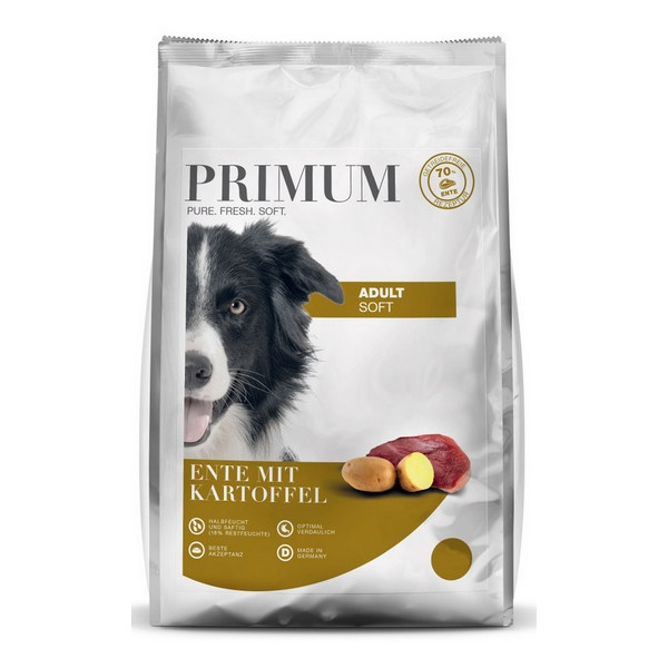 Primum Dog Półwilgotna karma monoproteinowa Adult Soft Duck kaczka i ziemniaki 5kg