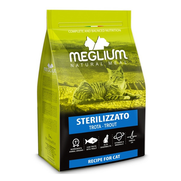 Meglium Cat Adult Neutered Trout 10kg