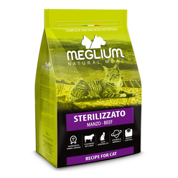 Meglium Cat Adult Neutered Beef 10kg