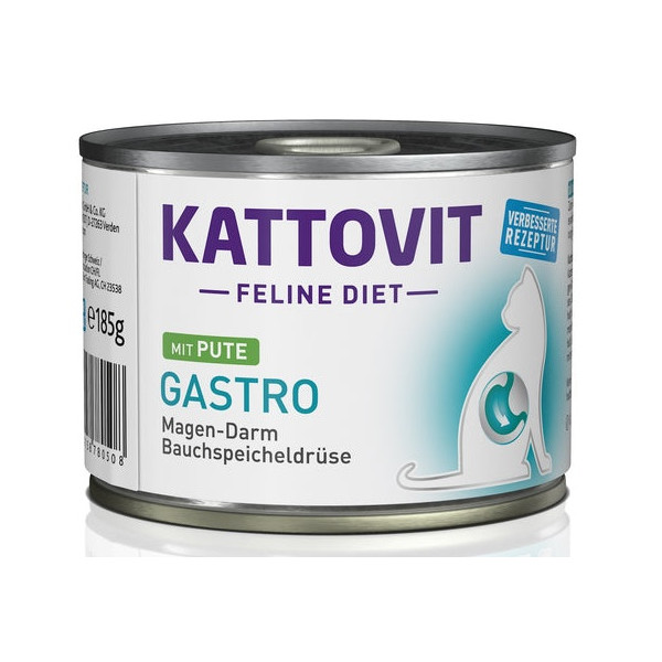 Kattovit Feline Diet Gastro indyk puszka 185g