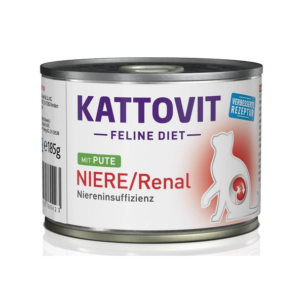 Kattovit Feline Diet Niere/Renal indyk puszka 185g