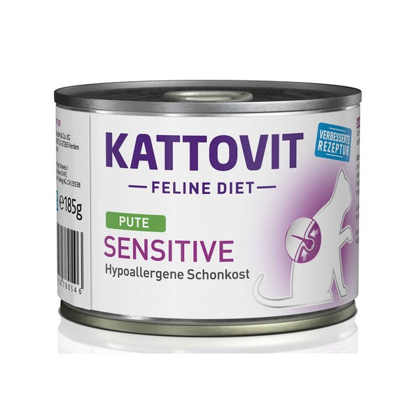 Kattovit Feline Diet Sensitive indyk puszka 185g