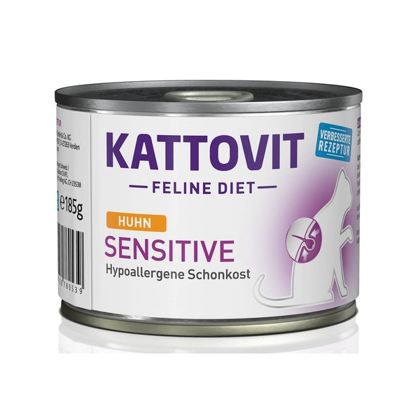 Kattovit Feline Diet Sensitive kurczak puszka 185g