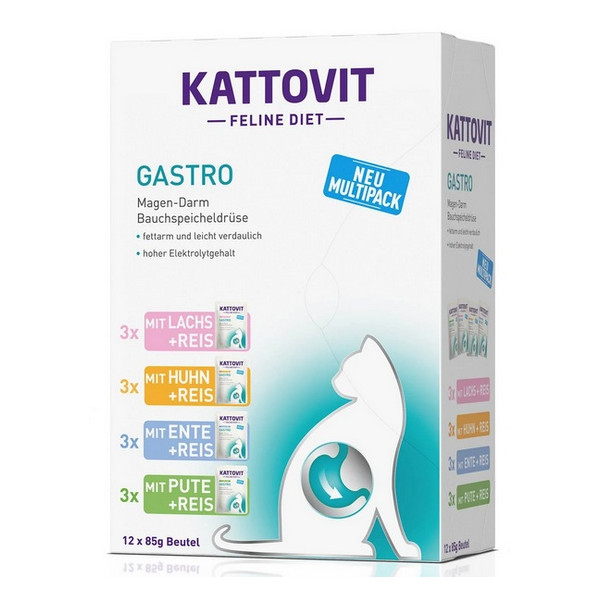 Kattovit Feline Diet Gastro Multipack saszetki 12x85g